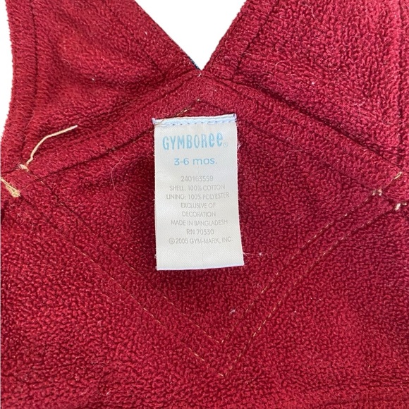 vintage Gymboree baby jean choo choo train overalls for 3-6 mos - Picture 5 of 6